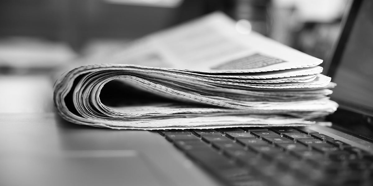 newspaper-bw