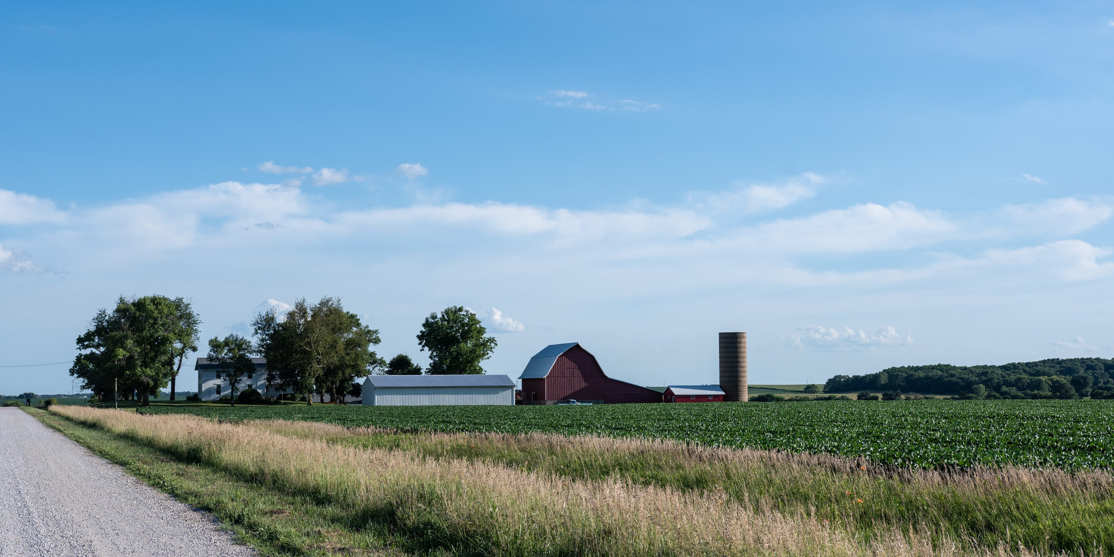 Traditional midwestern farm