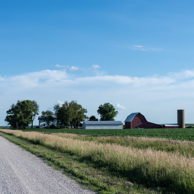 Traditional midwestern farm